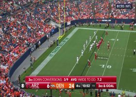 Hassan Hall's first preseason TD as a Cardinal trims Broncos' lead to 12