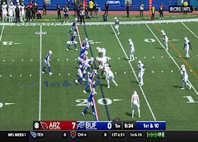 Roy Lopez's strip sack halts Bills' drive in red zone for Cardinals recovery