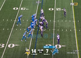 Goff's escape act leads to Montgomery's physical catch and run