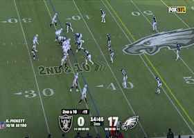 Ashton Jeanty's 11-yard run comes with a physical finish