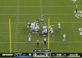 Daniel Carlson's 35-yard FG opens the scoring in Cowboys-Raiders on 'MNF'