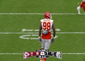 Tershawn Wharton proves too much en route to Chiefs' fourth sack vs. Steelers