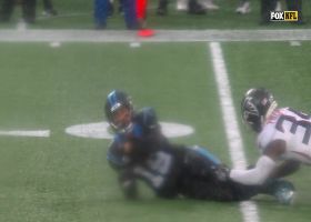 Adam Thielen falls JUST short of marker on Panthers' failed 4th-down attempt