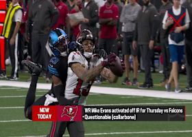 Mike Evans (collarbone) activated off IR for 'TNF' vs. Falcons | 'The Insiders'