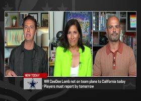 Pelissero: CeeDee Lamb wasn't on Cowboys team plane en route to training camp in Oxnard | 'The Insiders'