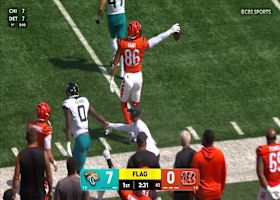 Burrow's accuracy is impeccable on 25-yard dime to Fant