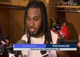D'Onta Foreman on Bears Week 10 'TNF' win vs. Panthers