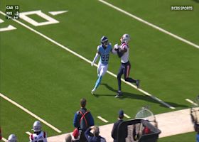 Maye drops 18-yard sideline pass in the bucket to Stefon Diggs