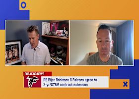 Ian Rapoport on what Bijan Robinson extension means for Jahmyr Gibbs, Jonathan Taylor | 'GMFB'