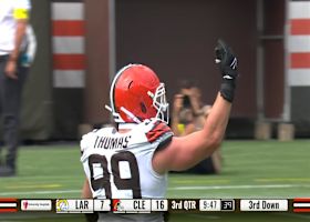 Cameron Thomas drops Dresser Winn for sack