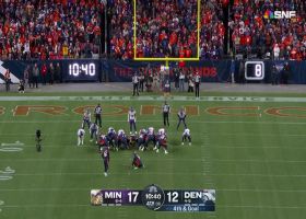 Lutz puts fifth made FG through uprights to make 17-15 game on 'SNF'