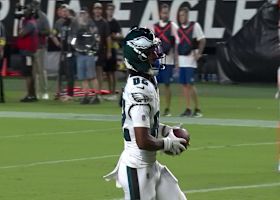 McKee puts TD pass exactly where Ainias Smith needs it