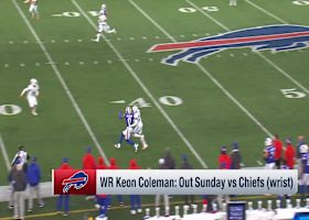 Pelissero: Keon Coleman ruled out Week 11 vs. Chiefs