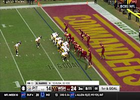 Najee Harris walks into end zone cutting Commanders lead to four