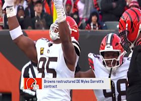 Mike Garafolo on Browns restructuring Myles Garrett's contract | 'GMFB'