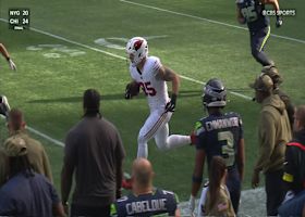 McBride strides for 24 yards on catch-and-run reception