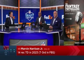 Lewis, Brooks, Zierlein break down Cardinals selecting Marvin Harrison Jr. No. 4 overall | 'NFL Draft Center'