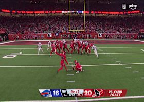 Ka'imi Fairbairn notches third FG of the night with 26-yard attempt