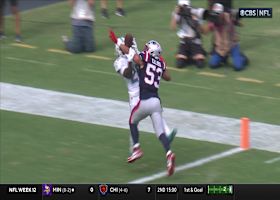 Christian Elliss' key PBU prevents Achane from potential TD catch