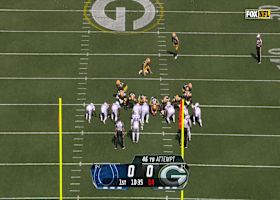 Brayden Narveson's 46-yard field goal opens scoring in Colts-Packers Week 2 matchup