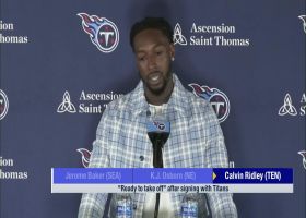 Calvin Ridley on signing with Titans: 'Ready to take off'