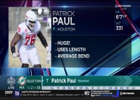 Dolphins select Patrick Paul with No. 55 pick in 2024 draft