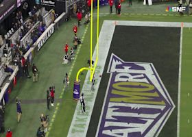 Tyler Loop's 56-yard FG try is short to keep score at 10-10