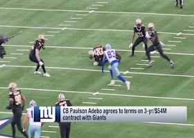 Baldinger: Giants got themselves a potential 'breakout corner' in Paulson Adebo | 'Free Agency Frenzy