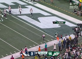 ‘TNF’ Prime Vision highlights Garrett Wilson on TD reception from Rodgers