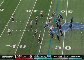 Jared Goff throws costly INT to Jamel Dean before end of first half