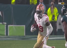 Deebo Samuel's first catch of game goes for 13-yard gain on drag route