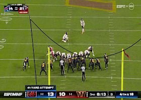 Moody is 3-for-3 after nailing 41-yard FG to add three for Bears