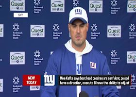 Mike Kafka discusses the type of head coach he hopes to be amid interim position with Giants