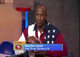 Gbaja-Biamila's Week 10 game ball goes to Ricky Pearsall | 'GMFB'