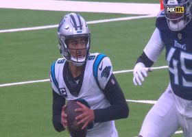 Arden Key chases down Young for strip-sack deep in Panthers territory