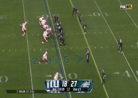 Tyrod Taylor pinpoints Bellinger up seam for 20-yard pickup