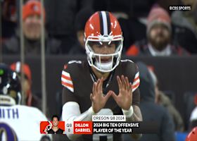 Gabriel's 21-yard dime goes to Cedric Tillman