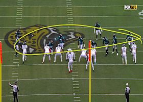 Cam Ward's 39-yard connection with Elic Ayomanor gets Titans into red zone