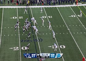 Dak Prescott rips a 20-yard pass in the pocket to Ryan Flournoy