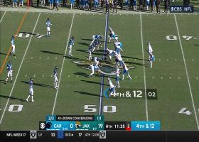 Bryce Young's dart to Chark goes for 18 yards