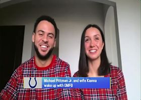 Michael Pittman Jr. and wife Kianna wake up with 'GMFB' on Christmas Day