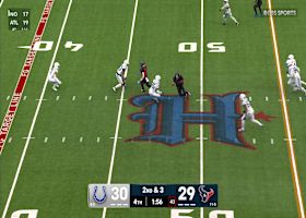 Xavier Hutchinson's 17-yard snag puts Texans past midfield