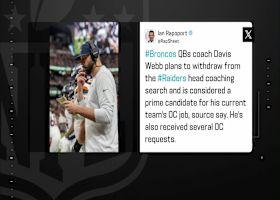 Rapoport: Davis Webb withdraws from Raiders HC search | 'The Insiders'