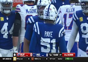 Kwity Paye catches Allen from behind for a sack