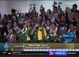 Saints select Taliese Fuaga with No. 14 pick in 2024 draft
