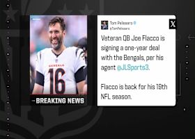 Pelissero: Bengals sign QB Joe Flacco to a 1-year deal | 'The Insiders'