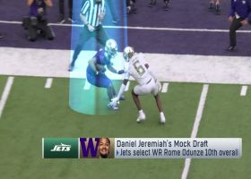 D.J. projects Jets to select Rome Odunze at No. 10 overall | 'Daniel Jeremiah's Mock Draft'