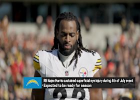 Rapoport: Najee Harris 'not expected to miss significant time' due to eye injury from July 4 | 'The Insiders'