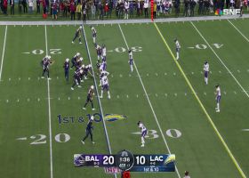 Herbert finds Keenan Allen open near sideline for 21-yard gain