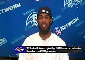 Rashod Bateman joins 'The Insiders' following his signing of new contract with Ravens